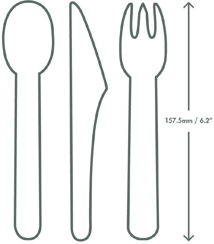  Vegware Kompostierbare Papiermesser (1000 St&uuml;ck) 
