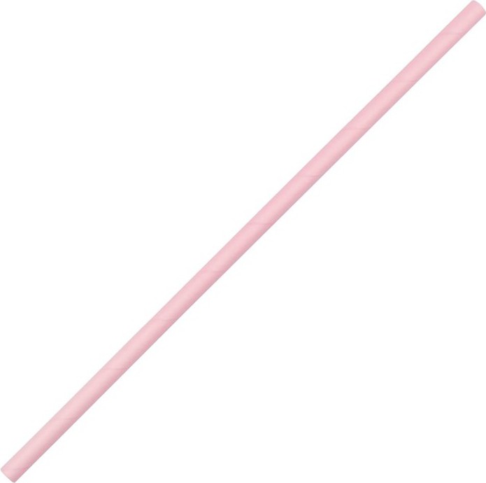  Fiesta Compostable kompostierbare Papierstrohhalme rosa (250 St&uuml;ck) 