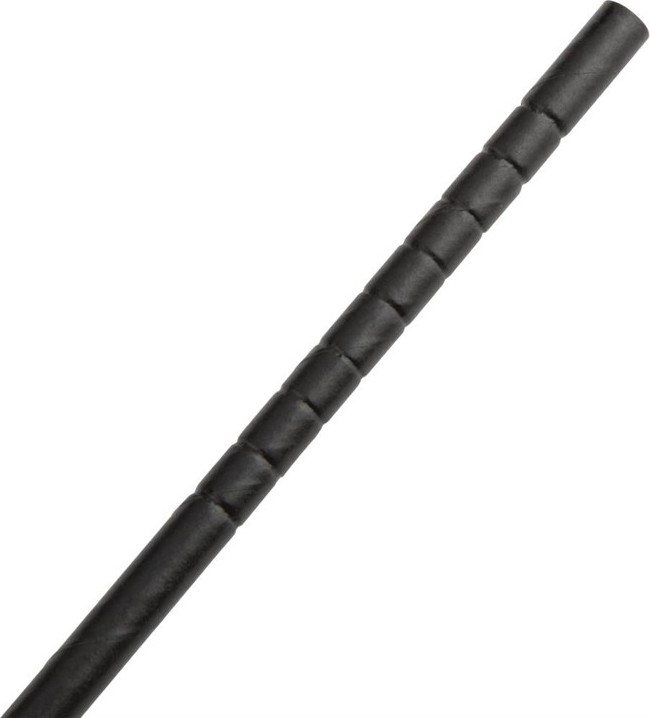  Fiesta Compostable kompostierbare flexible Papierstrohhalme schwarz (250 St&uuml;ck) 