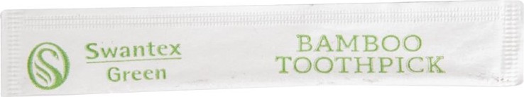  Gastronoble Biologisch abbaubare Bambus-Zahnstocher (einzeln verpackt) 