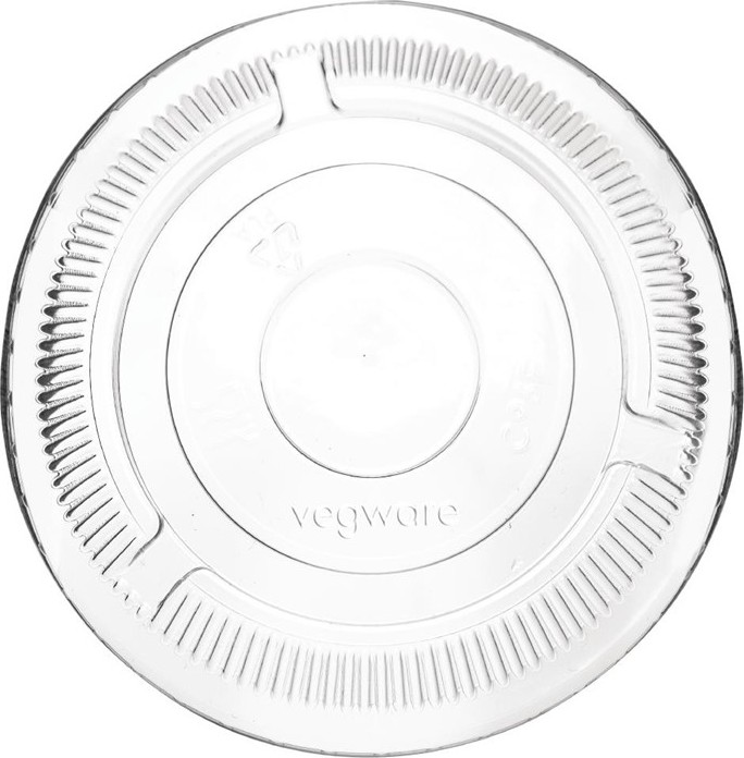  Vegware Vegware-Deckel f&uuml;r kompostierbare Softdrinkbecher der Serie 96 (1000 St&uuml;ck) 