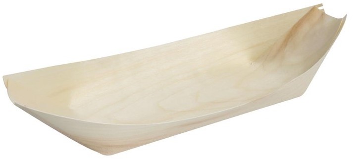  Fiesta Green Schiffchen Pappelholz Biologisch abbaubar 19cm 