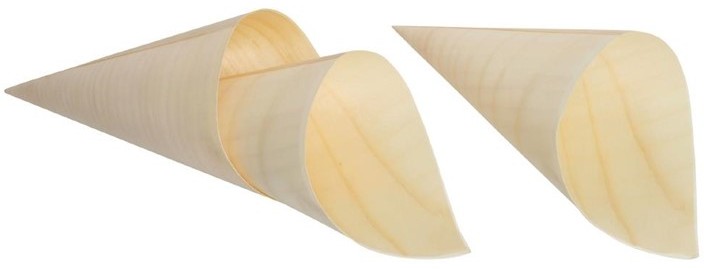  Fiesta Green Biologisch abbaubare Holzt&uuml;te 17 x 7,5cm 