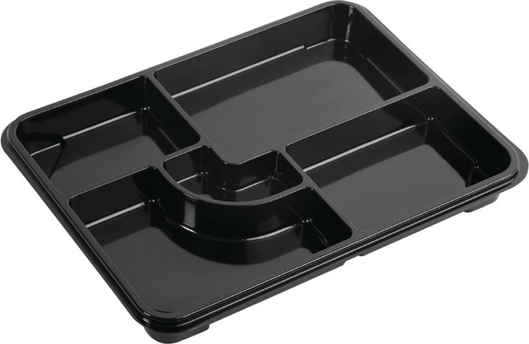  Gastronoble Recycelbare Bento-Boxen von Faerch nur Basis 263 x 201 mm (90 St&uuml;ck) 