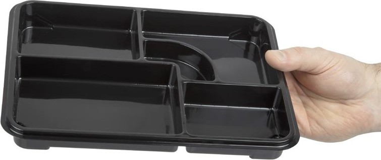  Gastronoble Recycelbare Bento-Boxen von Faerch nur Basis 263 x 201 mm (90 St&uuml;ck) 