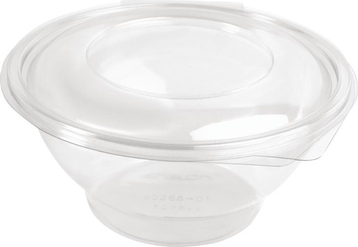  Gastronoble Faerch Contour recycelbare Deli-Schalen mit Deckel 1000 ml (200 St&uuml;ck) 