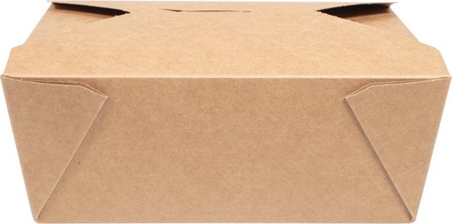  Vegware kompostierbare Men&uuml;boxen aus Pappe 1800 ml (180 St&uuml;ck) 