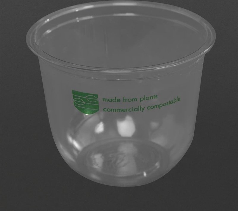  Vegware 96 Serie kompostierbare Rundbeh&auml;lter 355ml (1000 St&uuml;ck) 