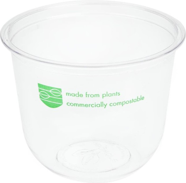  Vegware 96 Serie kompostierbare Rundbeh&auml;lter 355ml (1000 St&uuml;ck) 