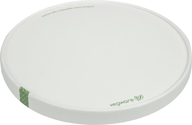  Vegware Kompostierbare Deckel der 185-Serie (300 St&uuml;ck) 
