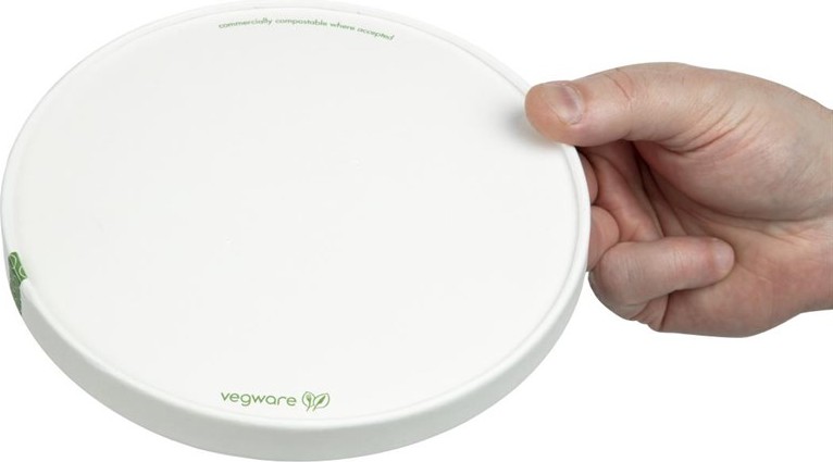  Vegware Kompostierbare Deckel der 185-Serie (300 St&uuml;ck) 