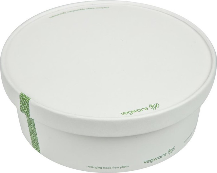  Vegware Kompostierbare Deckel der 185-Serie (300 St&uuml;ck) 