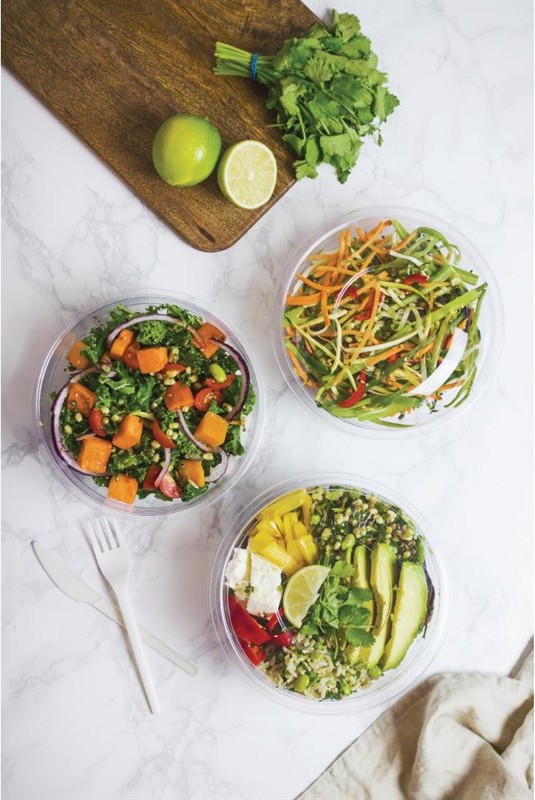  Vegware 185 Serie kompostierbare Salatsch&uuml;sseln 710ml (300 St&uuml;ck) 