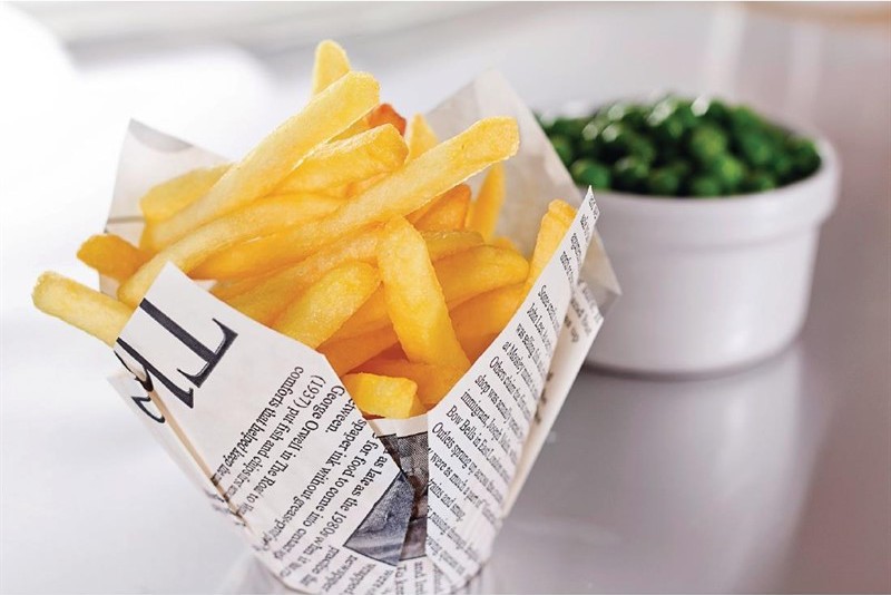  Gastronoble Pommest&uuml;ten in Kronenform Zeitungsdesign 