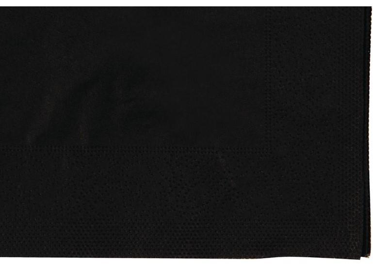  Gastronoble Cocktailservietten schwarz 25cm 