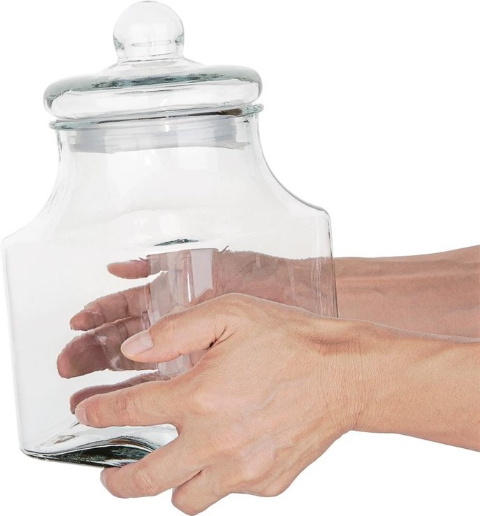  Olympia Glas Vorratsdose eckig 2.9L 