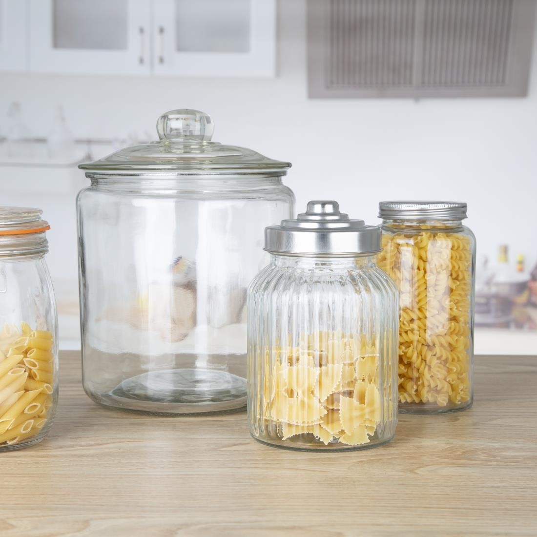  Olympia Biscotti Gro&szlig;e Gl&auml;ser Set 6350ml und 3800ml 