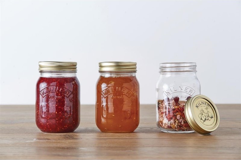  Kilner Einmachglas mit Schraubverschluss 500ml 