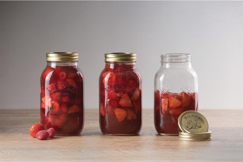  Kilner Einmachglas mit Schraubverschluss 1 Liter 