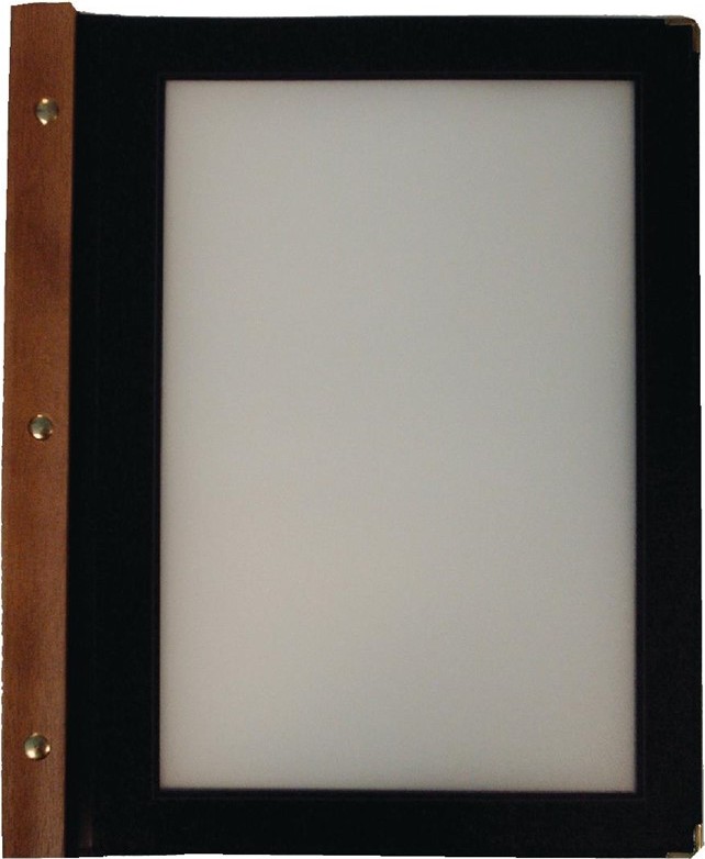  Securit Men&uuml;mappen mit Holzbox schwarz A4 