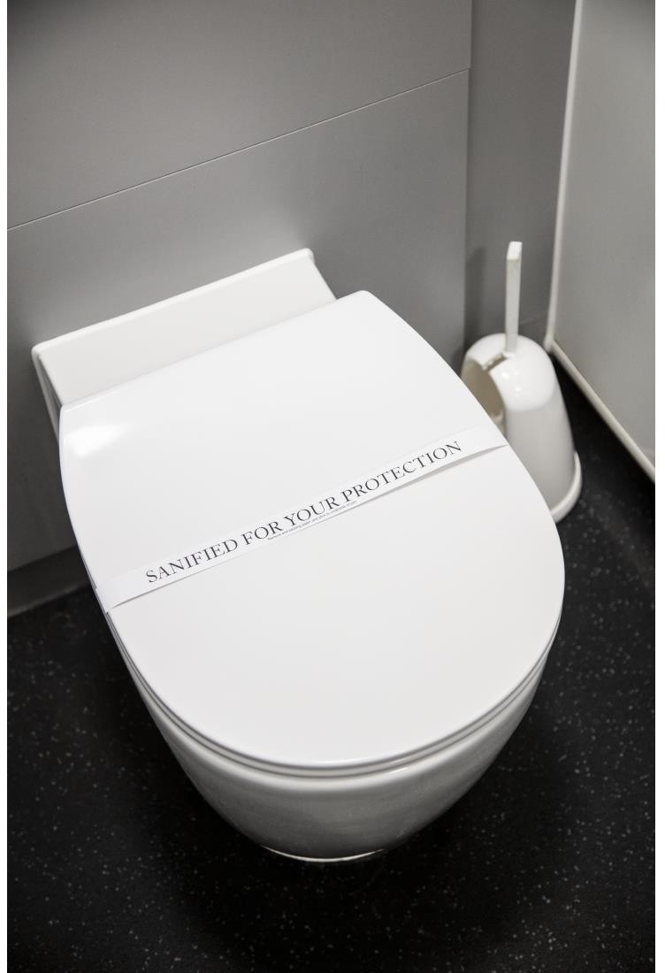  Hotel Complimentary Hygiene Sanit&auml;r-Toilettenstreifen (250 St&uuml;ck) 