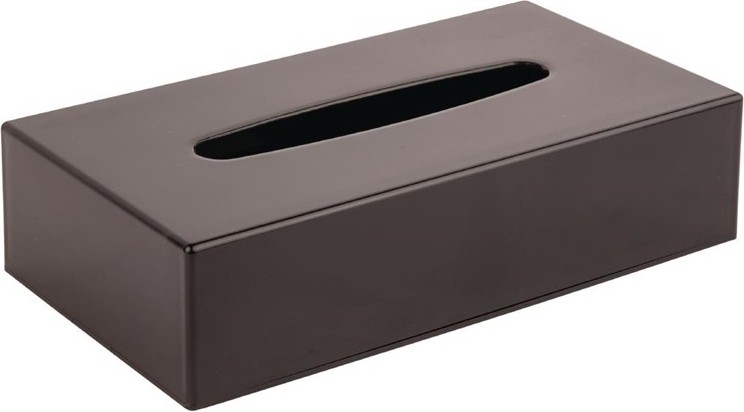 Bolero Taschentuchbox rechteckig schwarz 