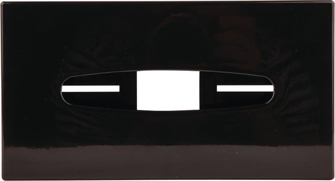 Bolero Taschentuchbox rechteckig schwarz 