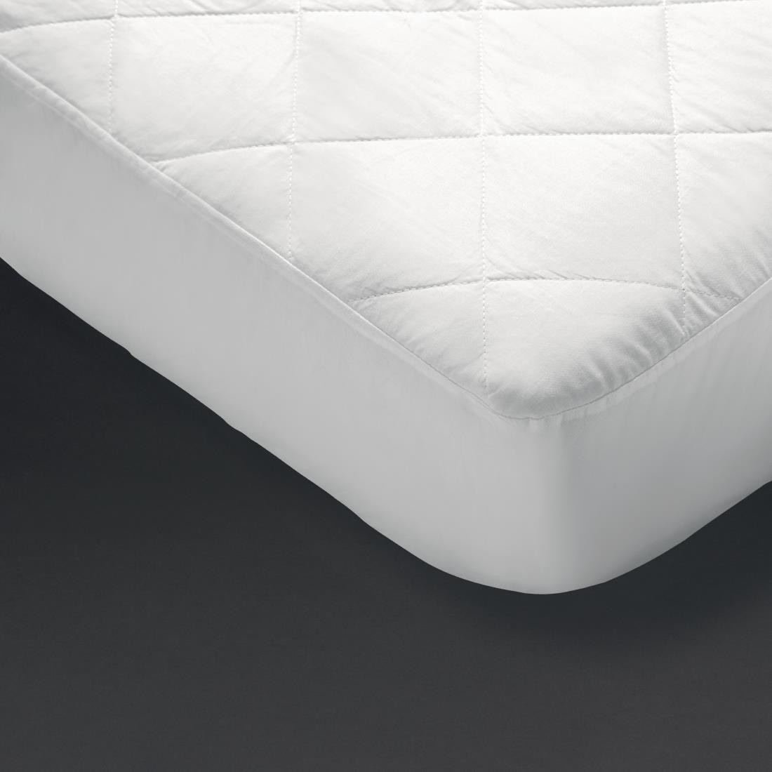  Mitre Essentials Crown Matratzenschoner Einzeln Wei&szlig; 