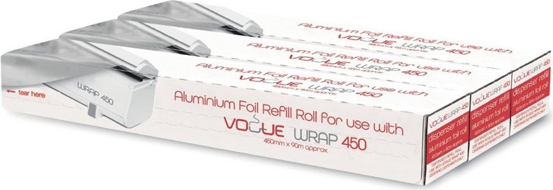  Vogue Nachf&uuml;llung Aluminiumfolie f&uuml;r Folienspender 