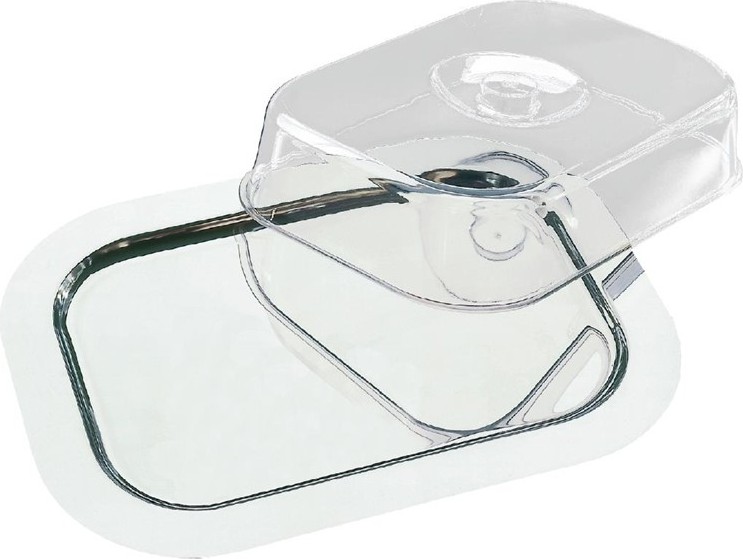  APS Rechteckiges Tablett mit Haube 42 x 31cm 