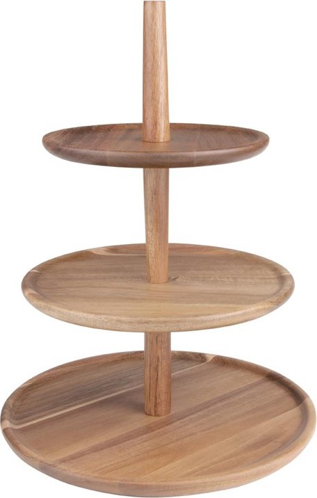  Olympia Akazienholz-Etag&egrave;re 305(&Oslash;) x 395(H)mm 