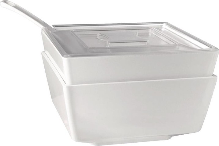  APS Float transparenter Deckel quadratisch 19cm 