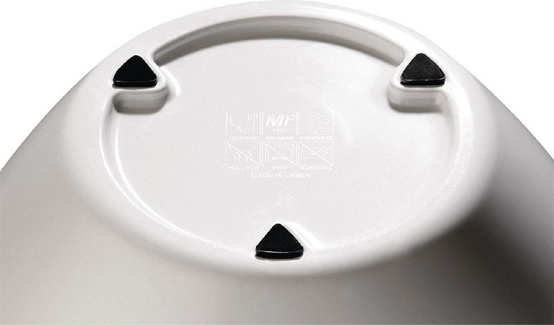  APS Melamin Schale Balance wei&szlig; 30cm 