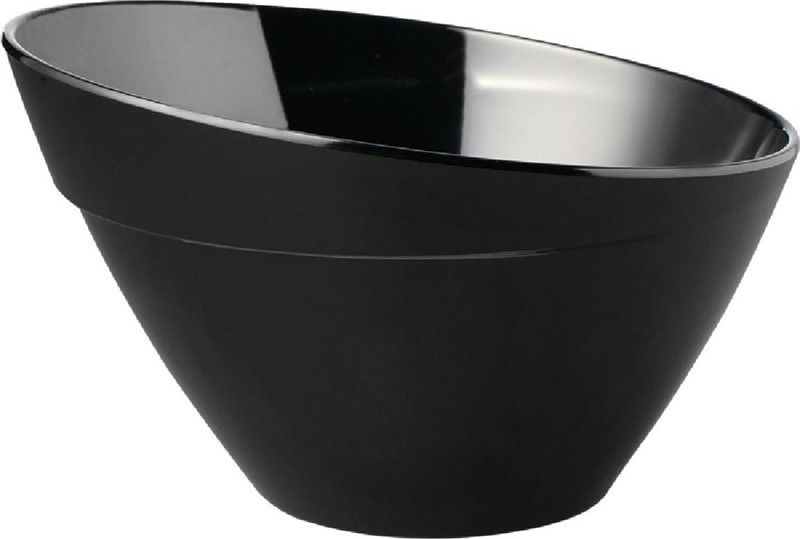  APS Balance schr&auml;ge Schale schwarz 24,5cm 