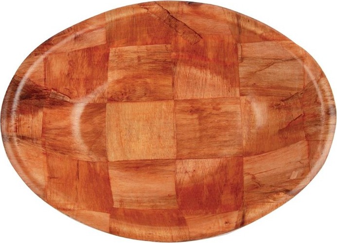  Olympia Ovale Holzschale 30,5 x 22,9cm 