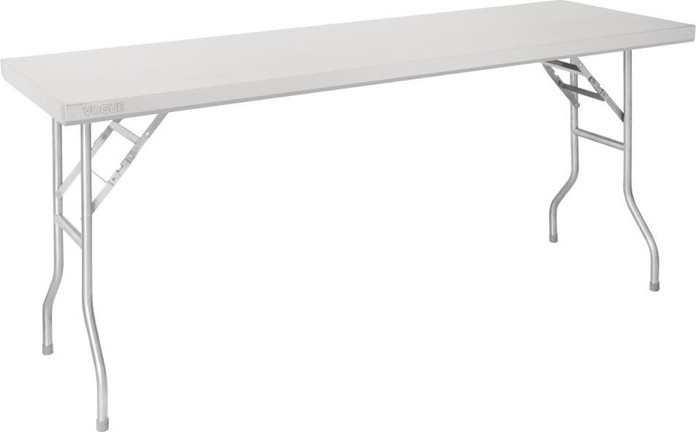  Vogue klappbarer Arbeitstisch aus Edelstahl 1830x610x780 