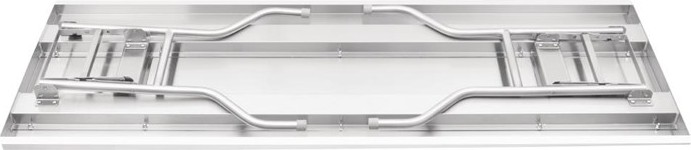  Vogue klappbarer Arbeitstisch aus Edelstahl 1830x610x780 