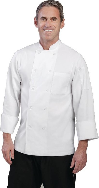  Chef Works Le Mans Kochjacke lange &Auml;rmel wei&szlig; 