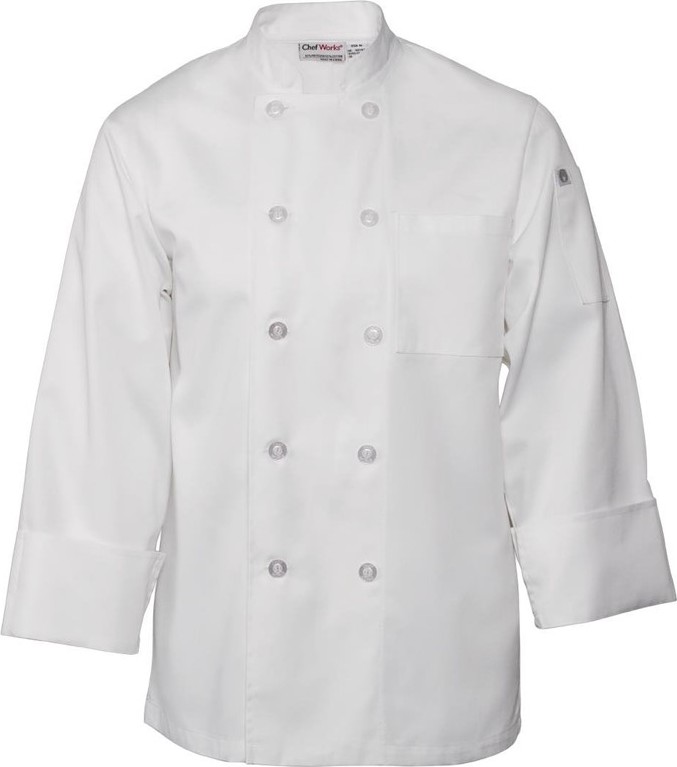  Chef Works Le Mans Kochjacke lange &Auml;rmel wei&szlig; 