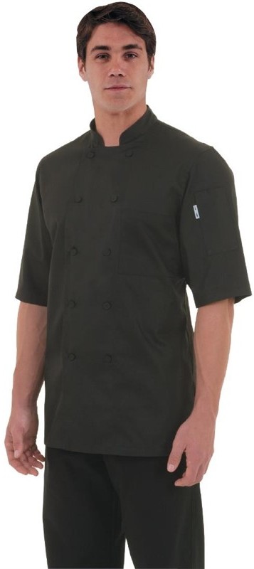 Chef Works Montreal Kochjacke kurze &Auml;rmel schwarz 