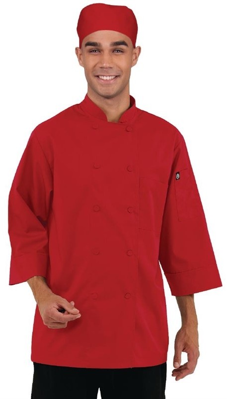  Chef Works Unisex Kochjacke rot 