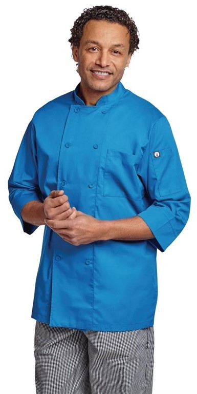  Chef Works Unisex Kochjacke blau 