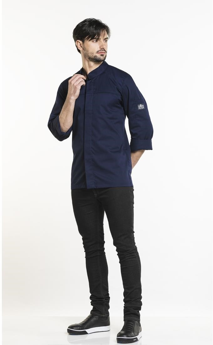  Chaud Devant Salerno Herren Kochjacke blau 