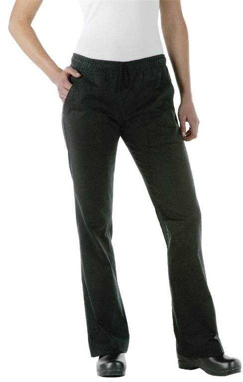  Chef Works Damen Chefkochhose schwarz 