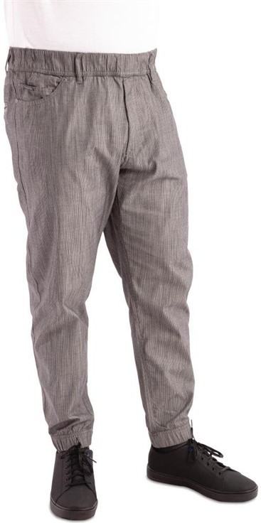  Chef Works Jogger 257 Kochhose schwarz-wei&szlig; gestreift 