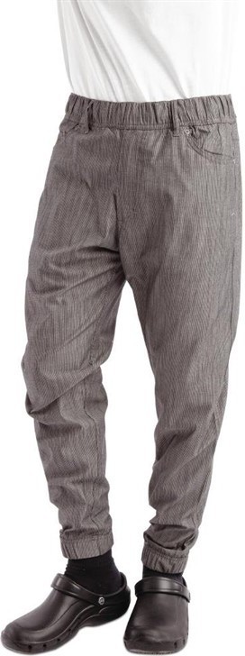  Chef Works Jogger 257 Kochhose schwarz-wei&szlig; gestreift 