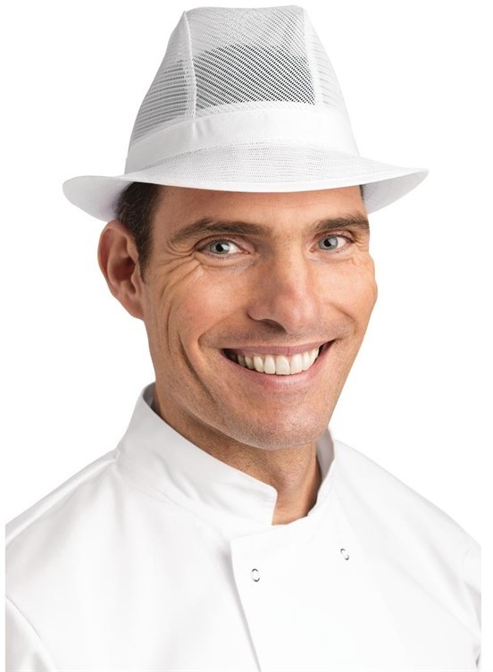  Gastronoble Catering Hut wei&szlig; 
