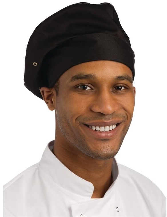  Chef Works Kochm&uuml;tze schwarz 