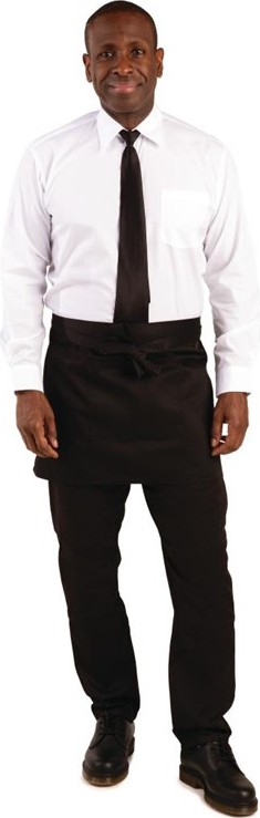  Whites kurze Bistrosch&uuml;rze schwarz 