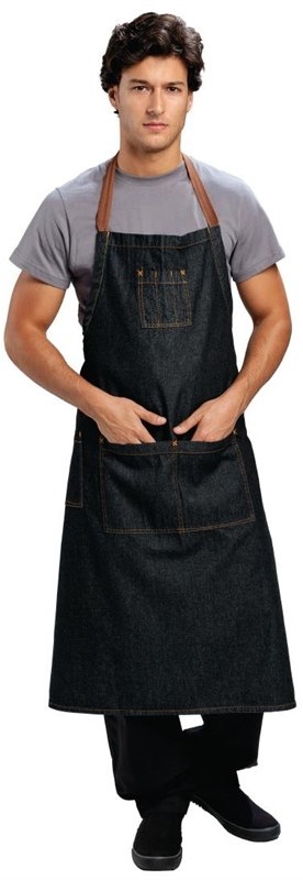  Chef Works Memphis Latzsch&uuml;rze schwarz 